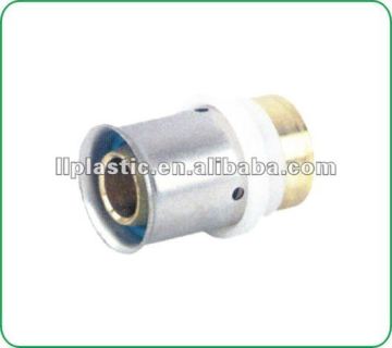 brass press fitting female coupling for manifold pex-al-pex pipe