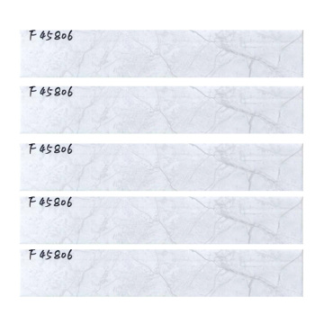White and Black Ceramic Wall Border Designs Skirting Tile