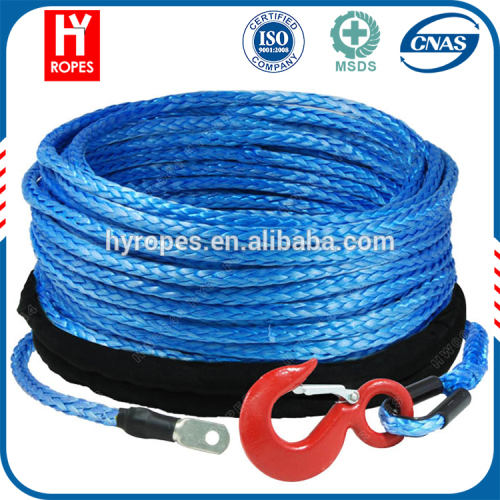 Synthetic 4x4 Winch Rope With Hook Thimble Sleeve Hw0391, High Quality  Synthetic 4x4 Winch Rope With Hook Thimble Sleeve Hw0391 on