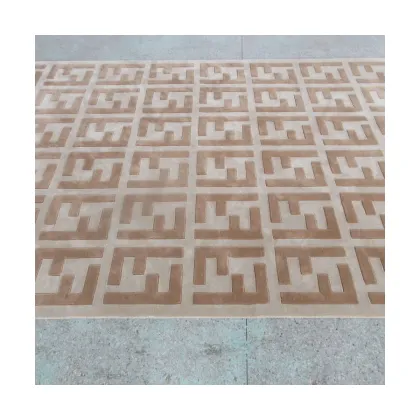 Custom 100% Wool Thick Hand Tufted Rug Carpets for Living Room