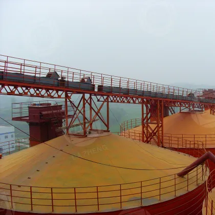 Steel mill slag powder floor steel plate silo