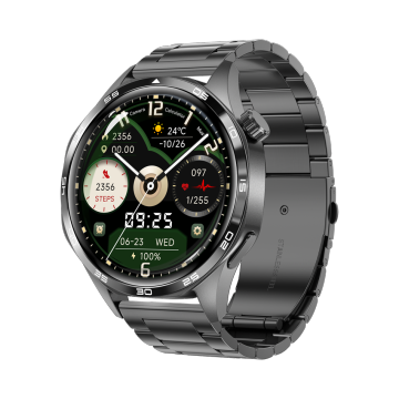 HD Screen Smart Watch with Answer Call, IP67 Waterproof, Sports Fitness Tracking, Heart Rate Monitoring, and NFC - Watch 5 Pro