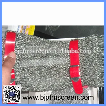 stainless steel chain mail glove with long cuff