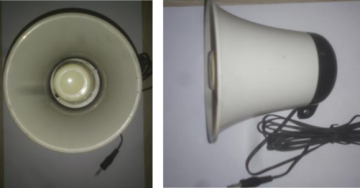 Black RPH-510 6.5 ohm siren alarm speaker for pa