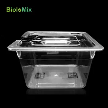 BioloMix Sous Vide 11L Container Bath with Lid for Circulator Sous Vide Culinary Cooker Fits Most of Sous vide ooker