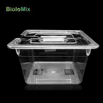BioloMix Sous Vide 11L Container Bath with Lid for Circulator Sous Vide Culinary Cooker Fits Most of Sous vide ooker