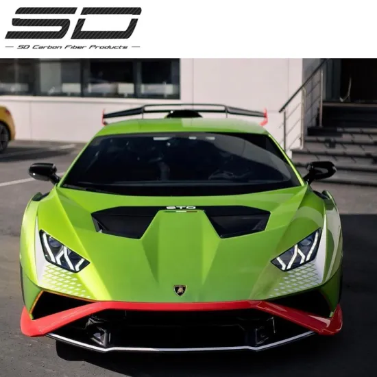 High-Quality STO Style Dry Carbon Aero Kit and Exhaust for Lamborghini Huracan Coupe