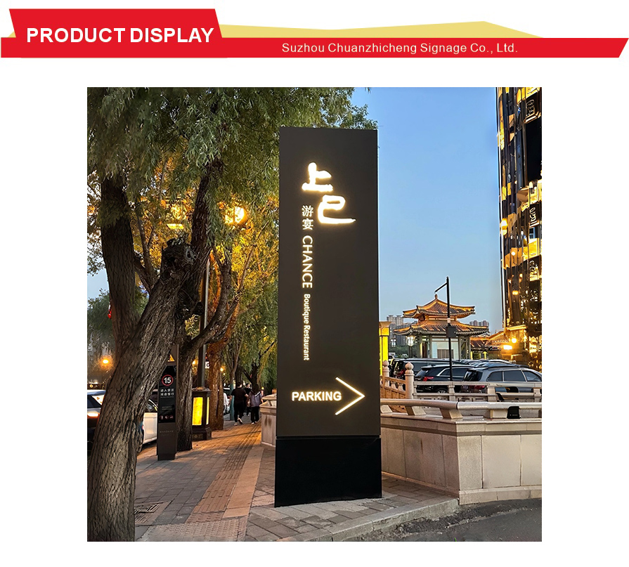 Outdoor Venue Freestanding Direction Guide Signs