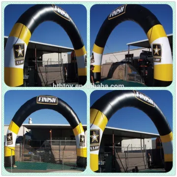 Fashionable blow up finish line with custom banner                        
                                                                                Supplier's Choice