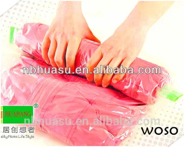 SMALL rolling vacuum bags clothes