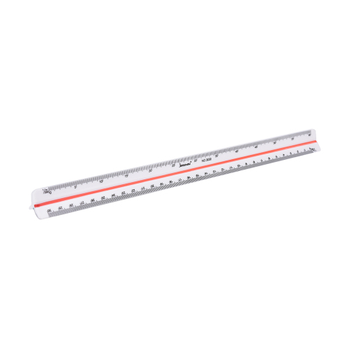 30cm Plasticr 1:100~1:500 scale triangular ruler