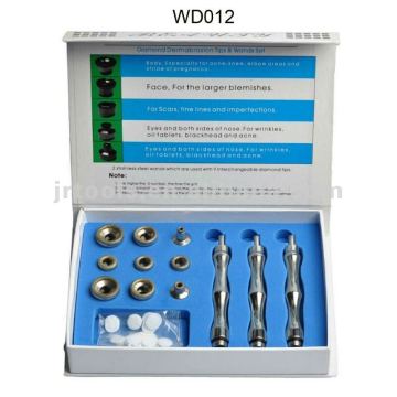 China high-tech professional diamond tip microdermabrasion for machine 9 tips 3 wands