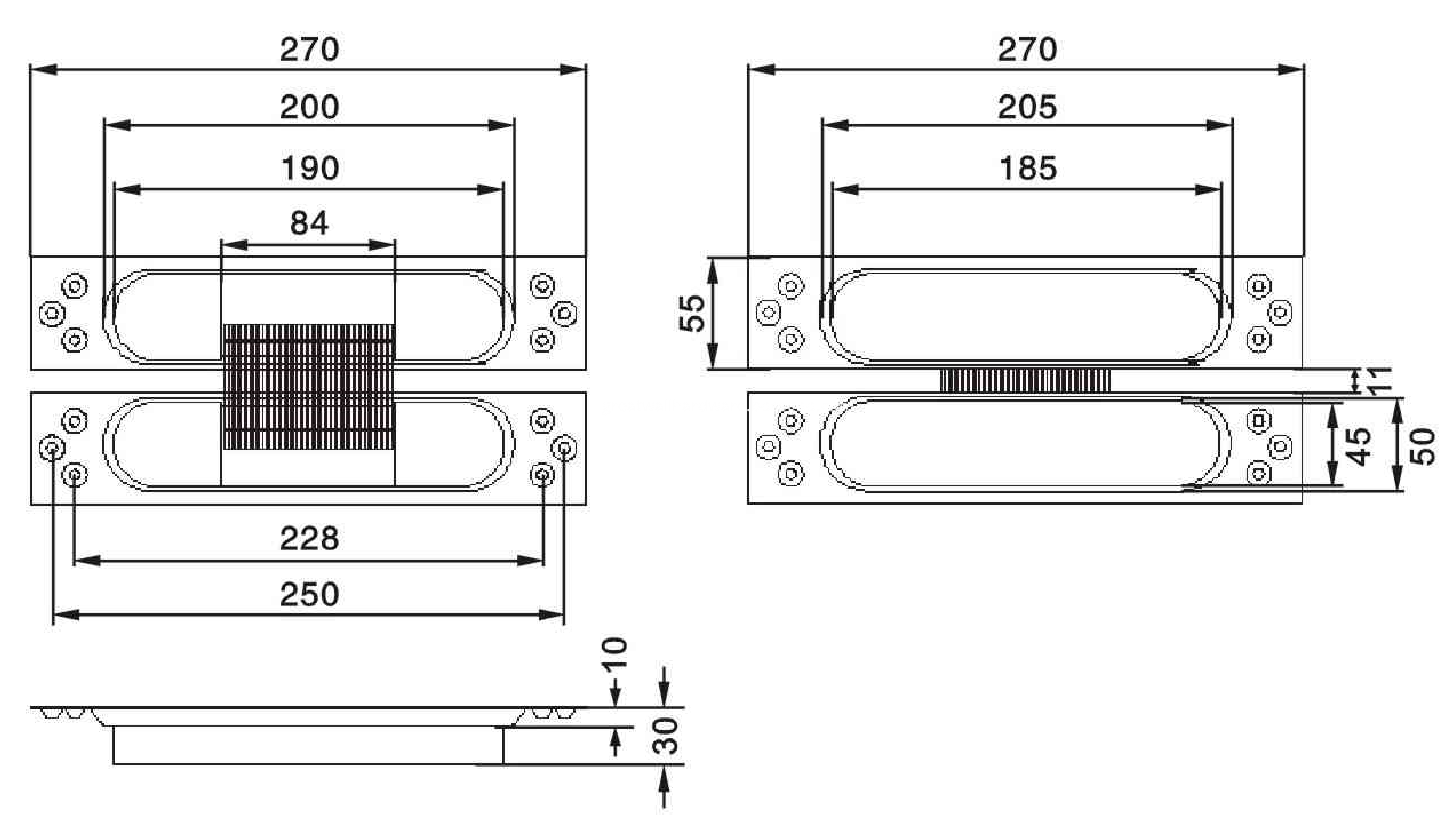 Heavy Duty Concealed Hinge