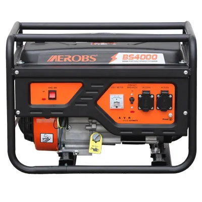 BS4000 3.3KW 3.3kVA 46kg Home Power Electric Petrol Gasoline Generator
