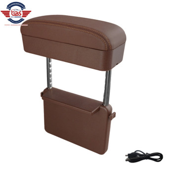 PU Leather Wireless Charging Storage Box for Car