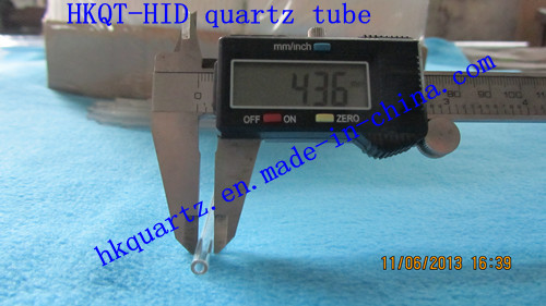 Clear Lower Oh Ppm Quartz Glass Tube, Quartz Bulb Tube for Automotive Lamp