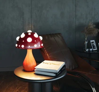 Matsutake Modern Indoor Bedside Decorative Table Lamp