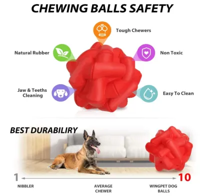 Dog Balls For Outdoors Training Fetch Game