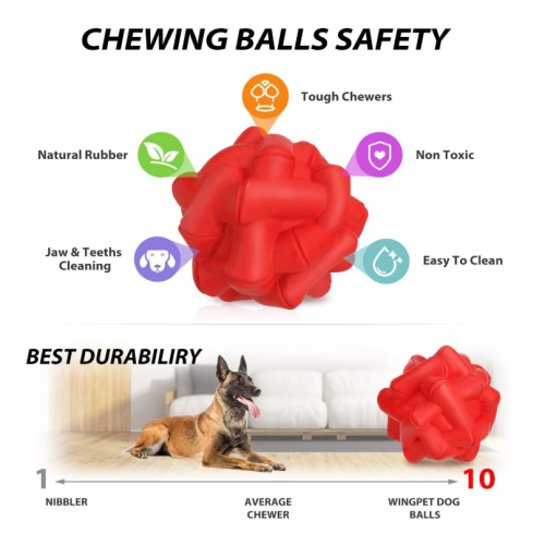 Balls Dog untuk Outdoors Training Fetch Game