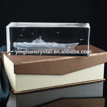 3D laser crystal cruises block