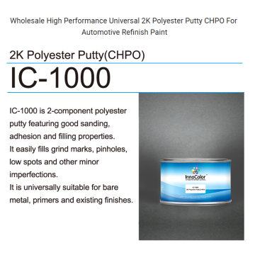 Hot Selling Car Filler Auto Body Polyester Putty