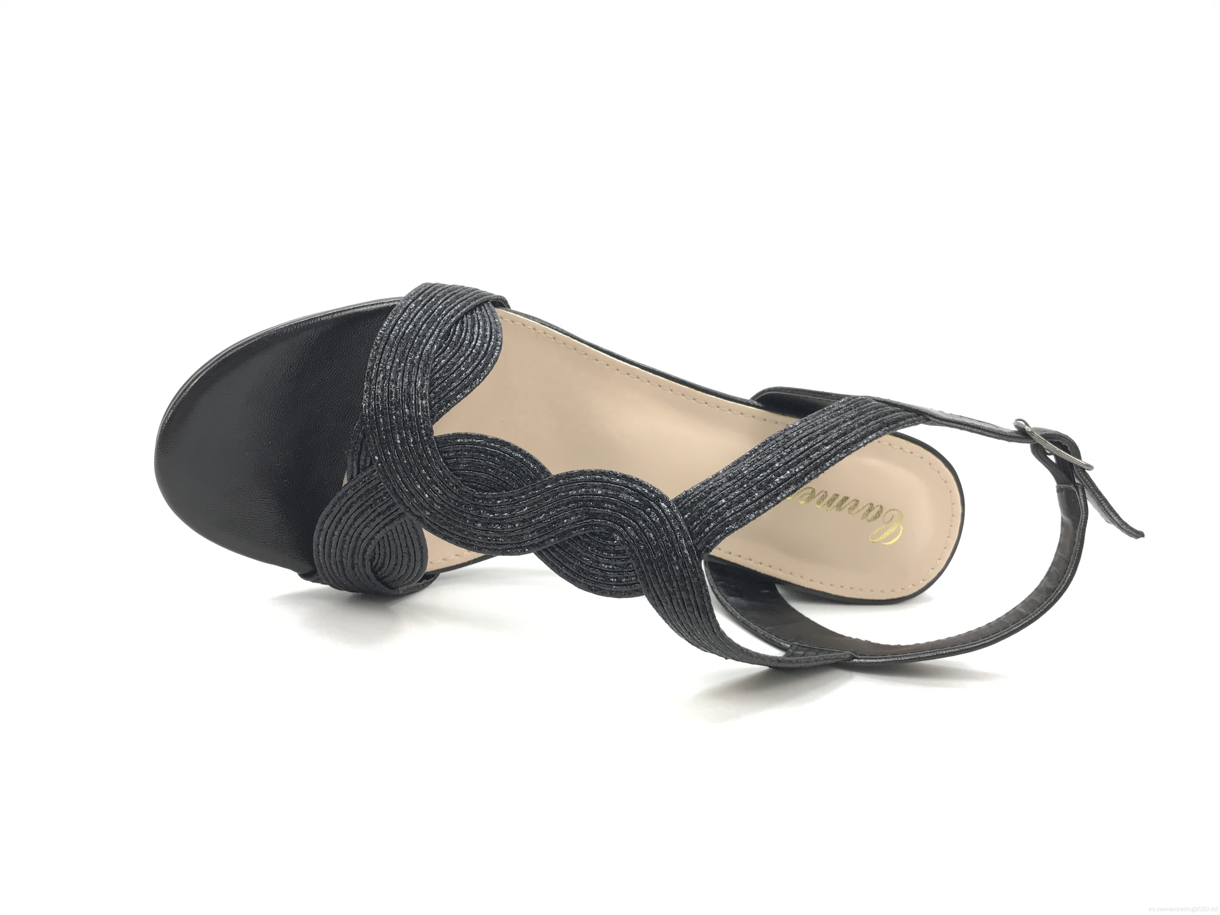 Mujeres Sandalias de los pies abiertos de tacón a medio