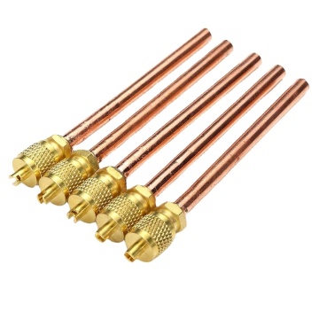 Brass Copper Access Valve for Fridge and AC Refrigerator Spare Parts