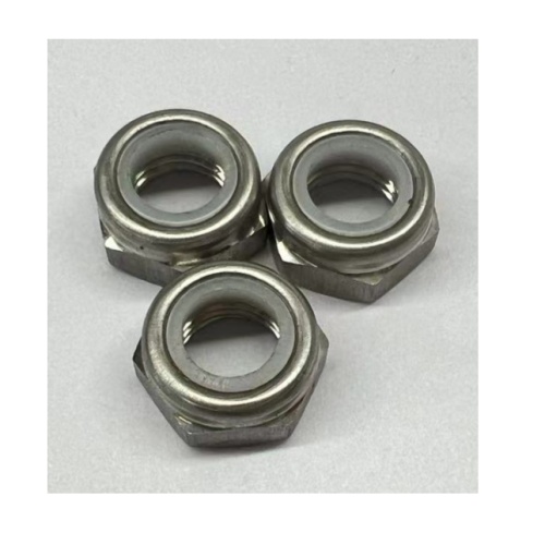 DIN985 Porcas de inserção de nylon Porca de aço carbono