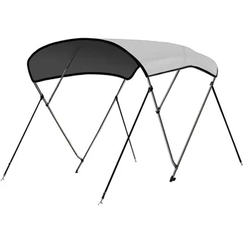 3 Bow or 4 Bow Boat Bimini Top Cover, Waterproof 600d Polyester Oxford