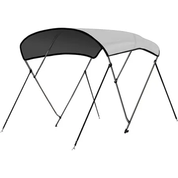 3 Bow or 4 Bow Boat Bimini Top Cover, Waterproof 600d Polyester Oxford