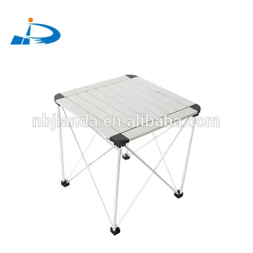 Aluminum stainless steel picnic folding table foldable camp camping garden table lightweight ultralight portable compact