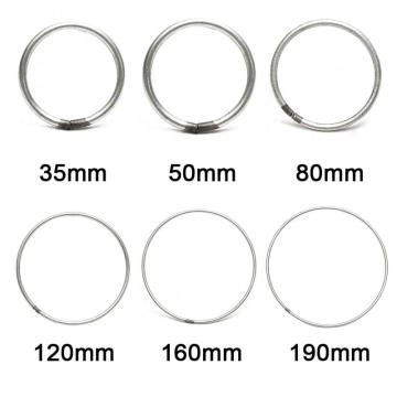 1Pc Metal Dream catcher Round Hoop Ring For DIY Manual Wicker Crafts Durable Handmade Hoop Dreamcatcher Accessories