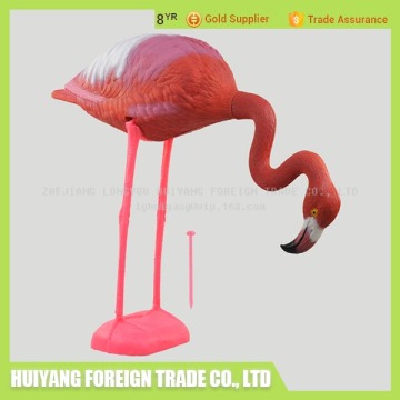 009-3 new design ornaments plastic garden and home decoration pink flamingos