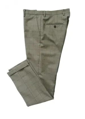 T/R Men's Check Trousers