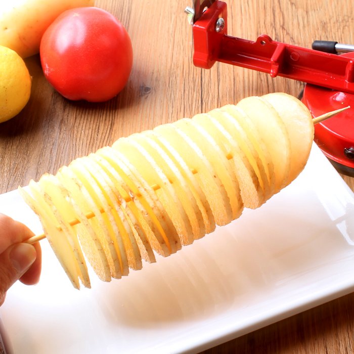 Manual Stainless Steel Sweet Potatoes Machine Potato Slicer Potato Spiral Cutter For Kitchen Tool