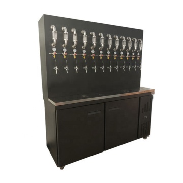 สแตนเลสสตีล Oem Black Movable Beer Wall Cooler พร้อมฟิลเลอร์ขวด