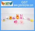 Cukup Mini cincin plastik hewan