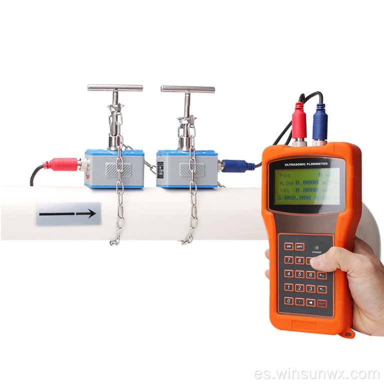 Medidor de flujo ultrasónico Medero portátil portátil