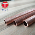 JIS H3300 C1100 Enhanced Condenser Steel Pipes