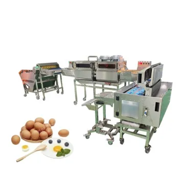 Double Row Egg Cracking Machine with Liquid Separator Production Line
