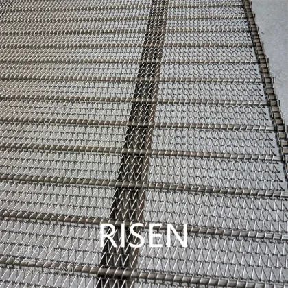 Conveyor Belt with Middle Chain Three Chain Driven