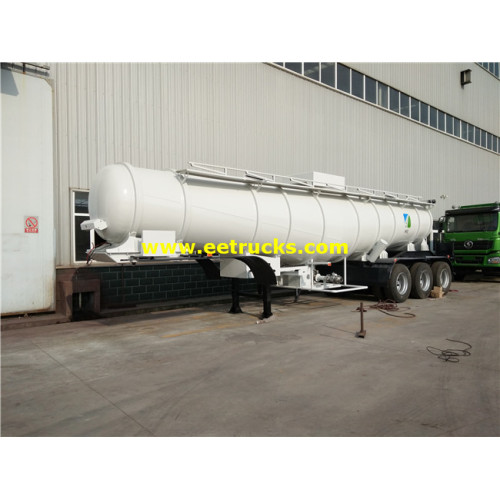 19000L 98% Sulfuric Acid Transport Semi-Trailers