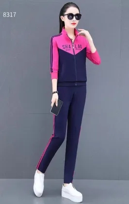 Autumn Fashion Sweater Two-Piece Women's Spring And Autumn Sportswear Suit