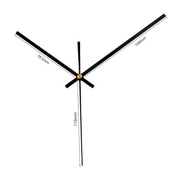 DIY Black Clock Hands Accessoires voor thuisdecoratie