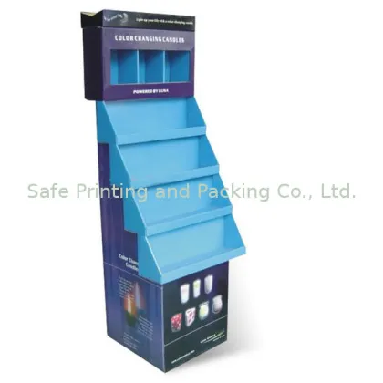 Corrugated Paper Pop Cardboard Display Durable For Toothpaste