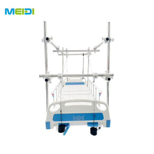 High Quality Orthopedic Traction Bed with Split Leg Manual Therapy Metal Frame
