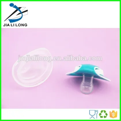 Durable safe food grade silicone soft clips pacifier