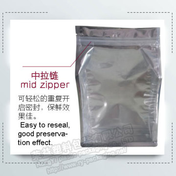 Aluminium Foil  Zipper Bag for Food Package