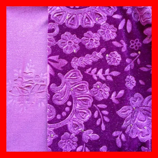 Soft Microfibre 100 Polyester Velvet Fabric