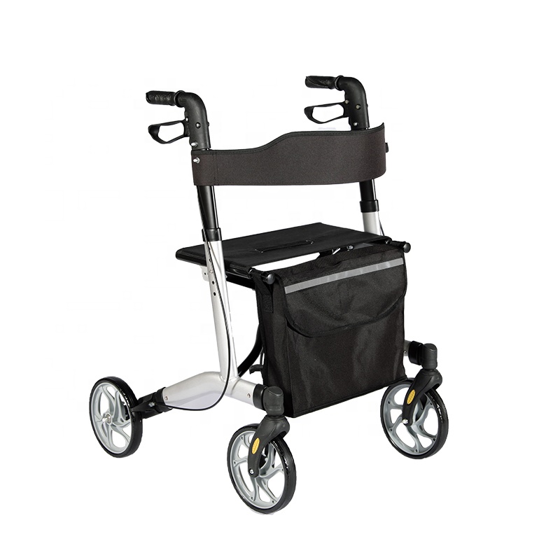 Tonia Lightweight Aluminum Rollator 장애인 및 노인을위한 보행 보조 AIDS TRA14